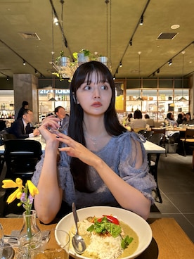 「ANU（アヌ）のアイテム」を使った、村田倫子さん（レディース・163cm）の夏コーディネート