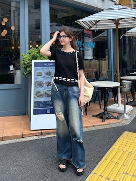 村田倫子さん(レディース・163cm)の夏コーディネート