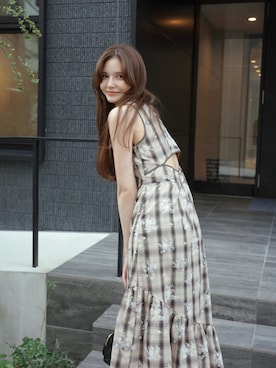 村田倫子さん(レディース・163cm)の秋コーディネート