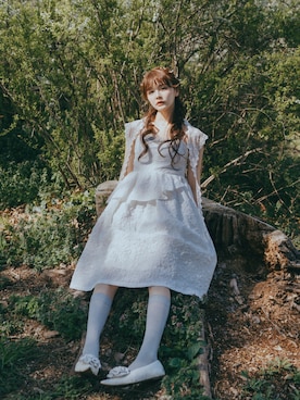 「idem（イデム）のアイテム」を使った、村田倫子さん（レディース・163cm）の春コーディネート