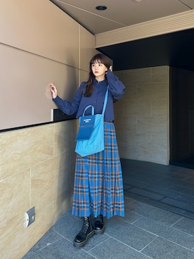 村田倫子さん（レディース・163cm）の秋コーディネート