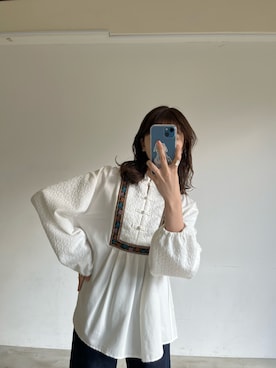 村田倫子さん(レディース・163cm)の冬コーディネート