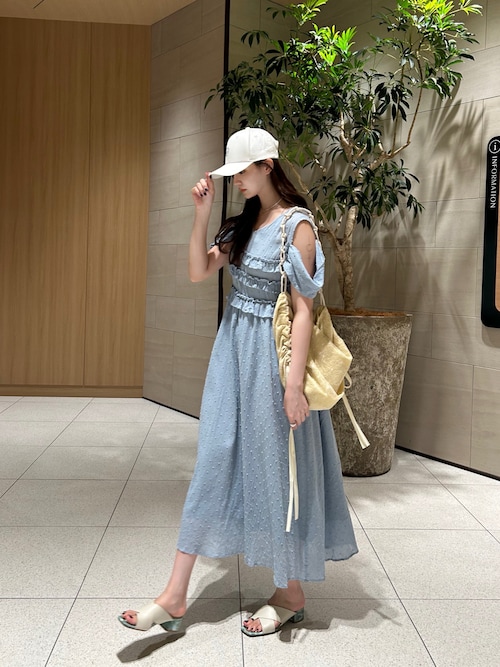 セール】resort frill onepiece/リゾートフリルワンピース（ワンピース