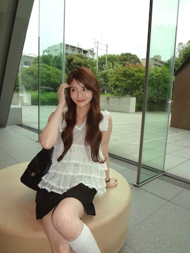村田倫子さん(レディース・163cm)の夏コーディネート