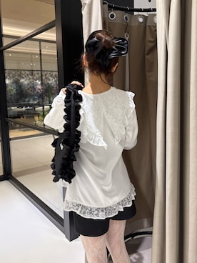 村田倫子さん（レディース・163cm）の冬コーディネート