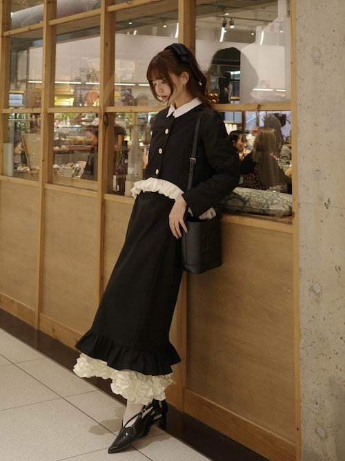 美品/ブリル◎シャギージャケット 黒 美品/ブリル◎シャギージャケット 黒