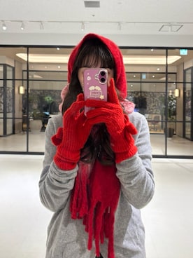 「idem（イデム）のアイテム」を使った、村田倫子さん（レディース・163cm）の冬コーディネート