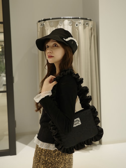 2way lace casquette / レース付き2wayキャスケット（キャスケット