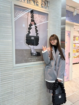 村田倫子さん（レディース・163cm）の秋コーディネート