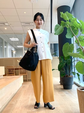 hazuki yoshizawaさん（レディース・167cm）の夏コーディネート