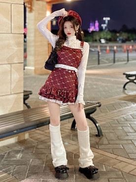 「ボボンニジュウイチ」｜Bobon21さん（レディース・155cm）の冬コーディネート