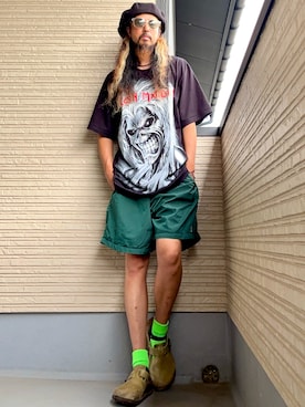 「アイテム（キャスケット）」を使った、higerinseさん（メンズ・170cm・30代）の秋コーディネート