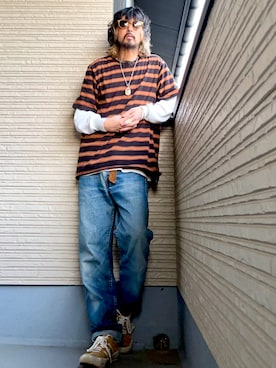 「Levi's」｜higerinseさん（メンズ・170cm）の春コーディネート