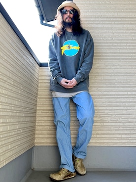 「levi's519」｜higerinseさん（メンズ・170cm）の春コーディネート