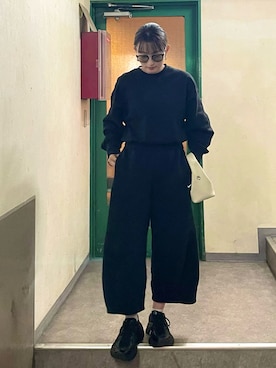 「アイテム（スウェット）」を使った、maiさん（レディース・153cm）の秋コーディネート