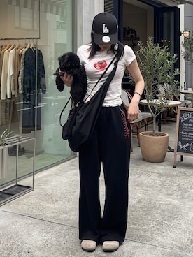 「florist（フローリスト）のアイテム」を使った、maiさん（レディース・153cm）の夏コーディネート