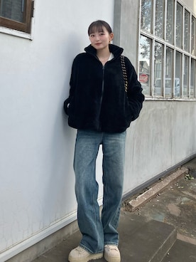 「アイテム（ピアス（両耳用））」を使った、maiさん（レディース・153cm）の秋コーディネート