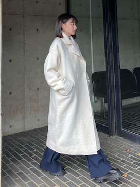 「アイテム（ダウンジャケット/コート）」を使った、maiさん（レディース・153cm）の秋コーディネート