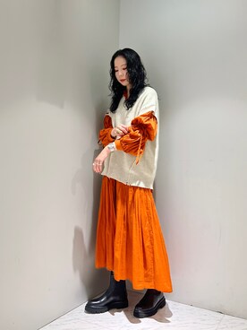 たなかまいさん(レディース・169cm)の秋コーディネート