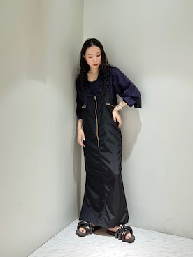 「iI（アイ）のアイテム」を使った、たなかまいさん（レディース・169cm）の春コーディネート