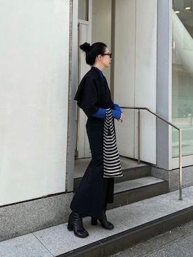 たなかまいさん（レディース・169cm）の秋コーディネート