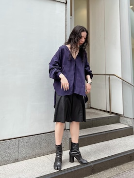 たなかまいさん（レディース・169cm）の冬コーディネート