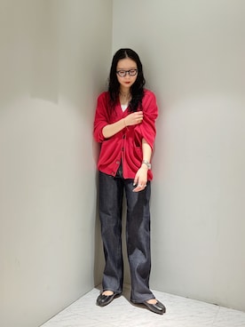 「iI（アイ）のアイテム」を使った、たなかまいさん（レディース・169cm）の冬コーディネート