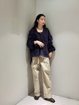 「iI（アイ）のアイテム」を使った、たなかまいさん（レディース・169cm）の冬コーディネート