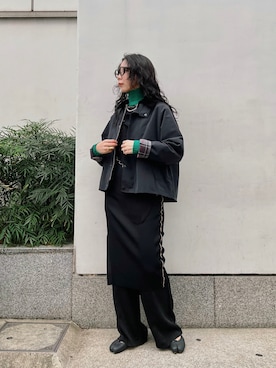 たなかまいさん（レディース・169cm）の秋コーディネート