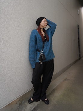 「アイテム（バレエシューズ）」を使った、たなかまいさん（レディース・169cm）の秋コーディネート