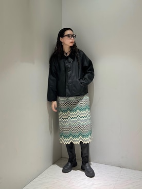 「TAN（タン）のアイテム（ワンピース/ドレス）」を使った、たなかまいさん（レディース・169cm）の冬コーディネート