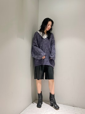 たなかまいさん（レディース・169cm）の秋コーディネート