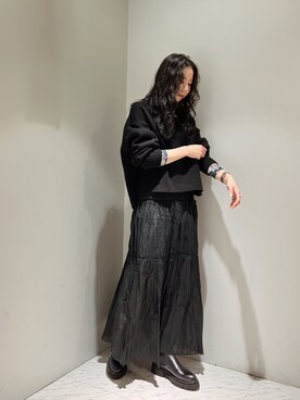 たなかまいさん（レディース・169cm）の冬コーディネート