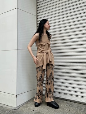 たなかまいさん（レディース・169cm）の春コーディネート