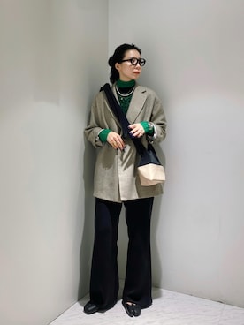 たなかまいさん（レディース・169cm）の秋コーディネート