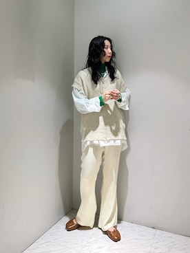 たなかまいさん（レディース・169cm）の秋コーディネート