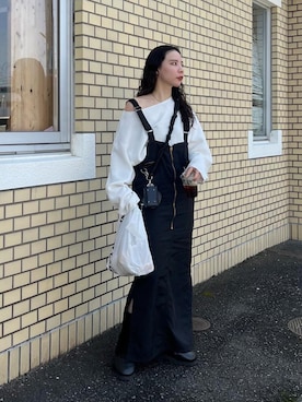 「grapevine by k3（グレープバインバイケースリー）のアイテム（シューズ）」を使った、たなかまいさん（レディース・169cm）の春コーディネート