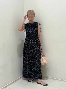 「NATURAL BEAUTY BASIC（ナチュラルビューティーベーシック）のアイテム」を使った、ichi🌻さん（レディース・155cm）の夏コーディネート