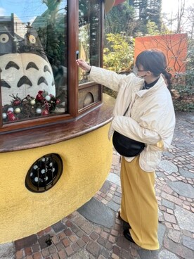 「selectmoca」｜「アイテム（その他アウター）」を使った、Akariiiさん（レディース・162cm）の冬コーディネート