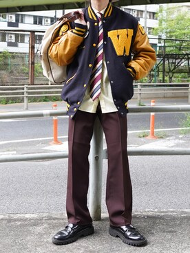「BEAMS F（ビームスエフ）のアイテム（フォーマルスーツ/小物）」を使った、qsssy さん（メンズ・160cm）の春コーディネート