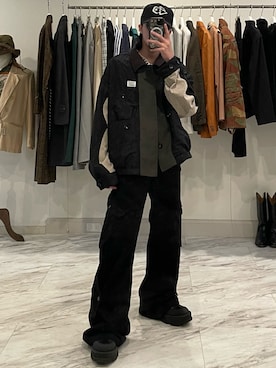 「STUSSY（ステューシー）のアイテム」を使った、qsssy さん（メンズ・160cm）の春コーディネート