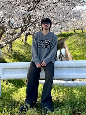 「DAIRIKU（ダイリク）のアイテム」を使った、qsssy さん（メンズ・160cm）の春コーディネート