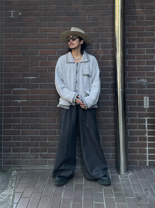TASTE by Knit】Layered knit blouson（ブルゾン）｜TASTE by Knit 
