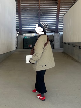 「HEILIS（ヘイリス）のアイテム」を使った、きなこさん（レディース・154cm）の冬コーディネート