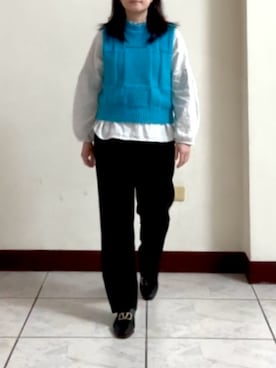 「POU DOU DOU（プードゥドゥ）のアイテム」を使った、Sophiaさん（レディース・149cm）の冬コーディネート
