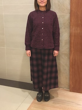 「AS（アス）のアイテム」を使った、Sophiaさん（レディース・149cm）の冬コーディネート