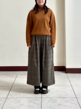 「JEANASIS（ジーナシス）のアイテム（サンダル）」を使った、Sophiaさん（レディース・149cm）の冬コーディネート