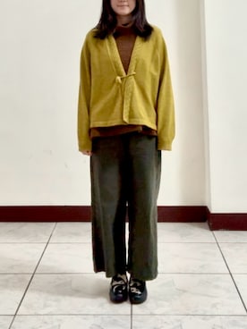 「CALINER（カリネ）のアイテム」を使った、Sophiaさん（レディース・149cm）の冬コーディネート