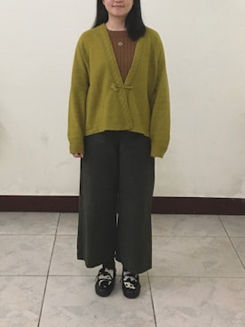 「AIR SPACE（エアースペース）のアイテム」を使った、Sophiaさん（レディース・149cm）の冬コーディネート