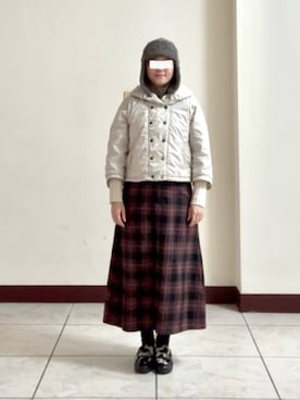 「Gozo（ゴソ）のアイテム」を使った、Sophiaさん（レディース・149cm）の冬コーディネート